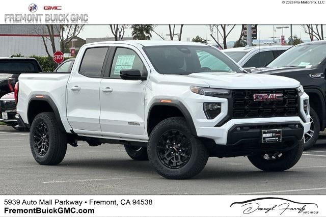 2026 GMC Canyon Elevation in Summit White — front three-quarter view