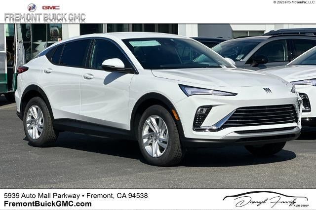 2026 Buick Envista Preferred in Summit White — front three-quarter view