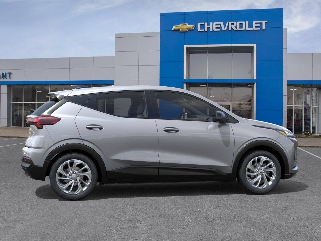 2027 Chevrolet Bolt — rear three-quarter view