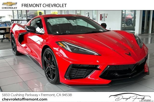 2026 Chevrolet Corvette Stingray 1LT in Torch Red — front three-quarter view