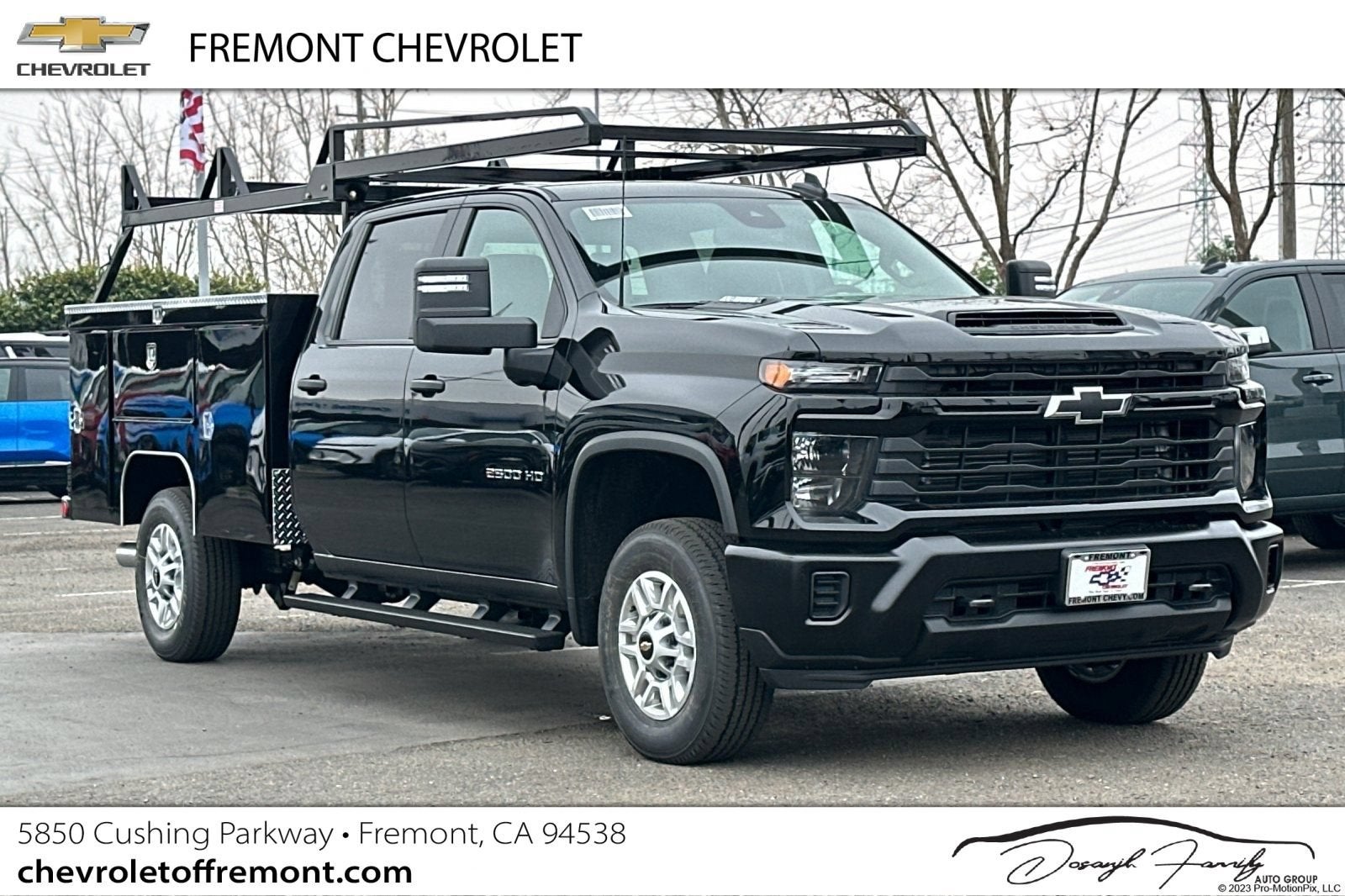 2026 Chevrolet Silverado 2500 HD WT in Black — front three-quarter view