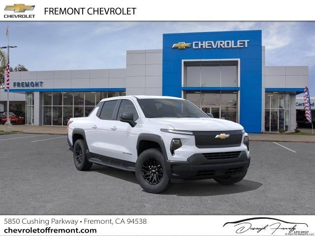 2026 Chevrolet Silverado EV WT - Extended Range in Summit White — front three-quarter view