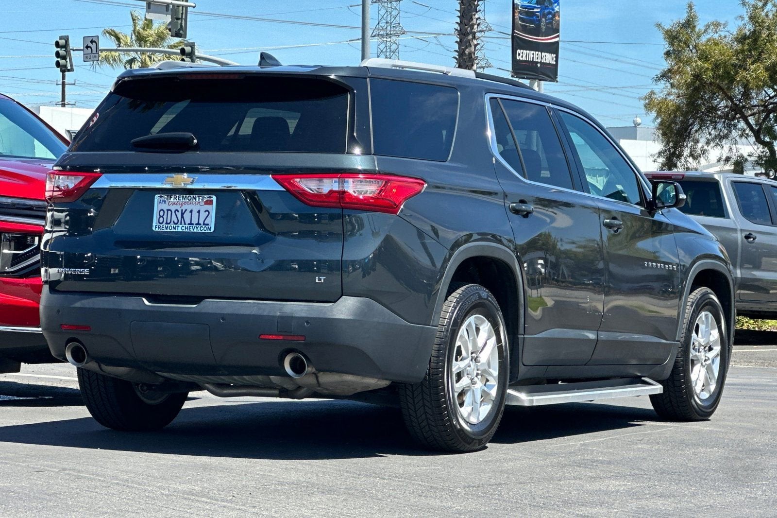 2018 Chevrolet Traverse — rear three-quarter view