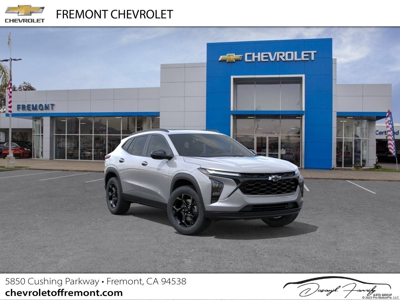 2026 Chevrolet Trax LT in Sterling Gray Metallic — front three-quarter view