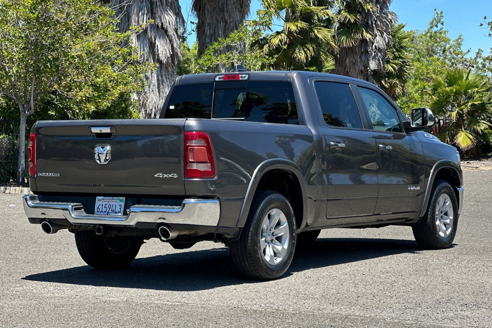 2022 RAM 1500 — rear three-quarter view