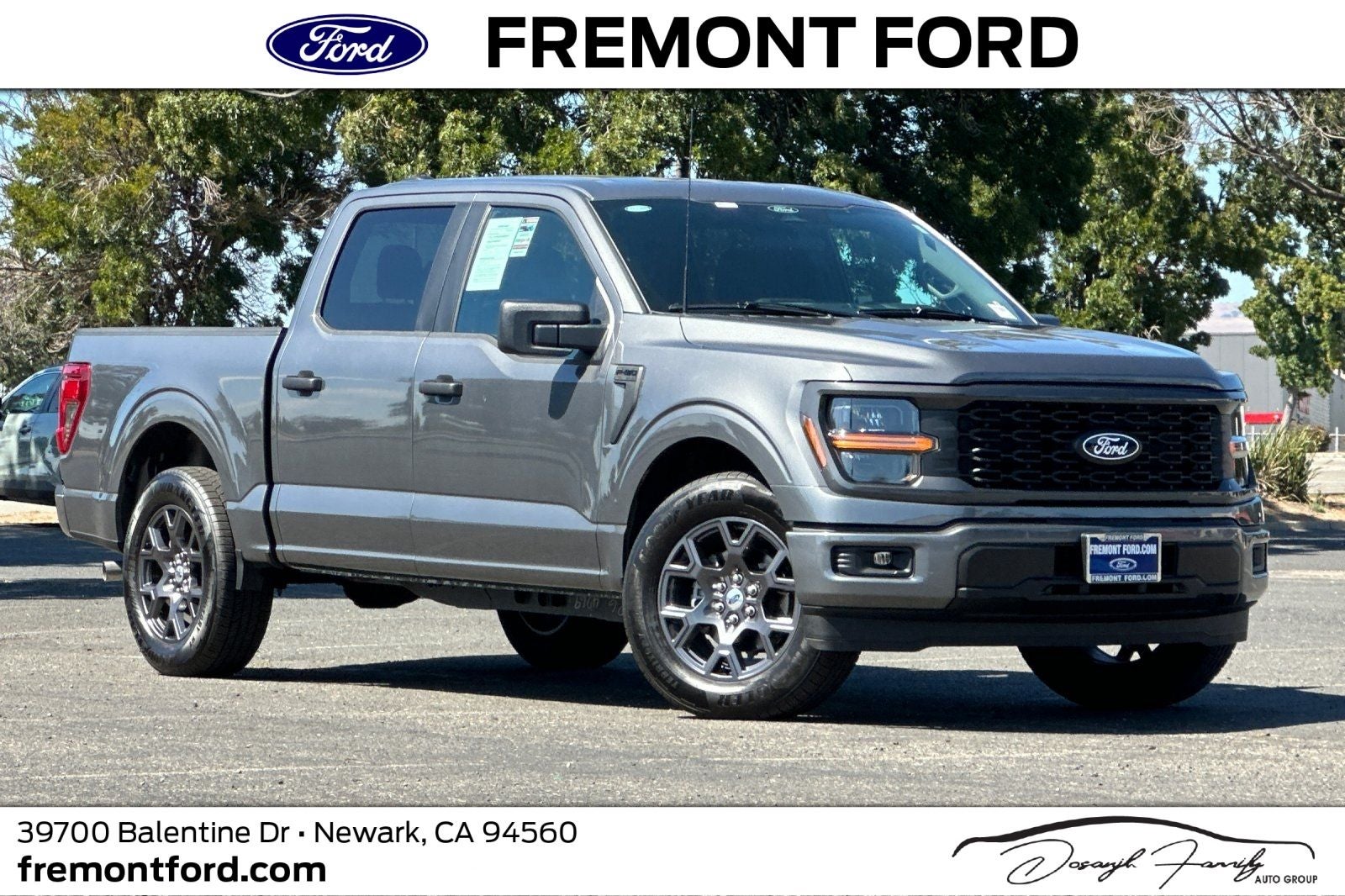 2026 Ford F-150 STX in Carbonized Gray Metallic — front three-quarter view