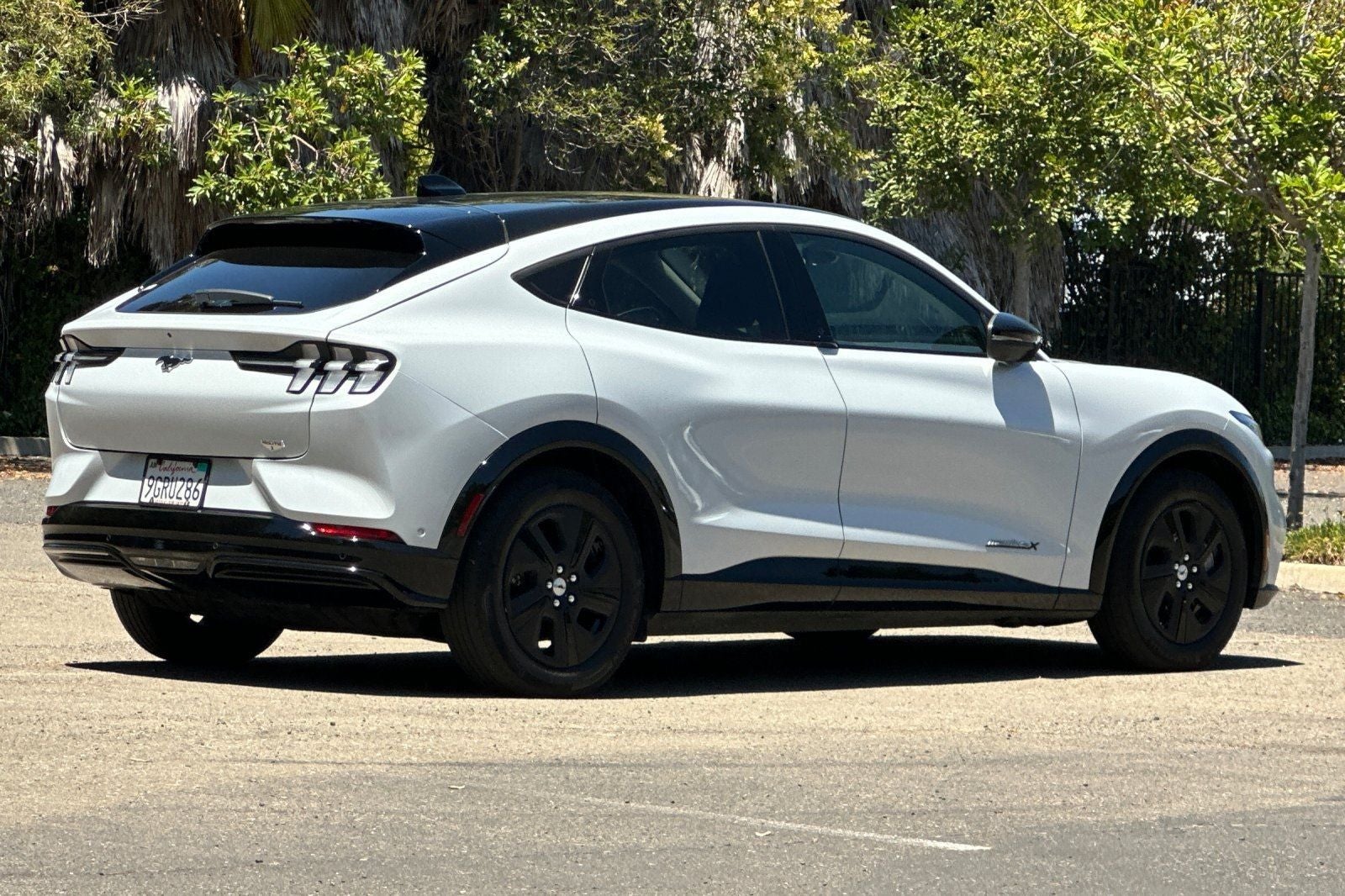 2023 Ford Mustang Mach-E — rear three-quarter view